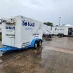 So Iccy Refrigerated Trailer assisting during disaster relief efforts in Houston, TX.