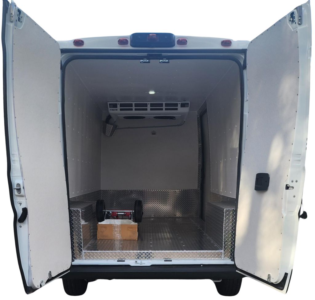 Back of So Iccy Refrigerated Van