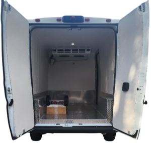 Back of So Iccy Refrigerated Van