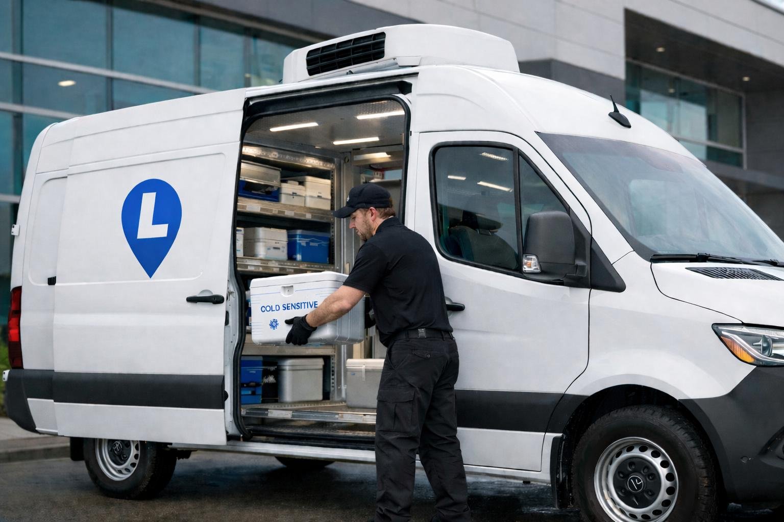 So Iccy refrigerated delivery van
