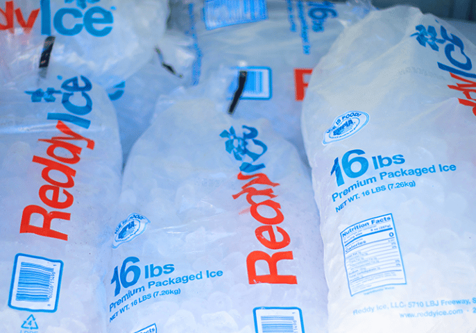 16 pound bagged ice available for delivery