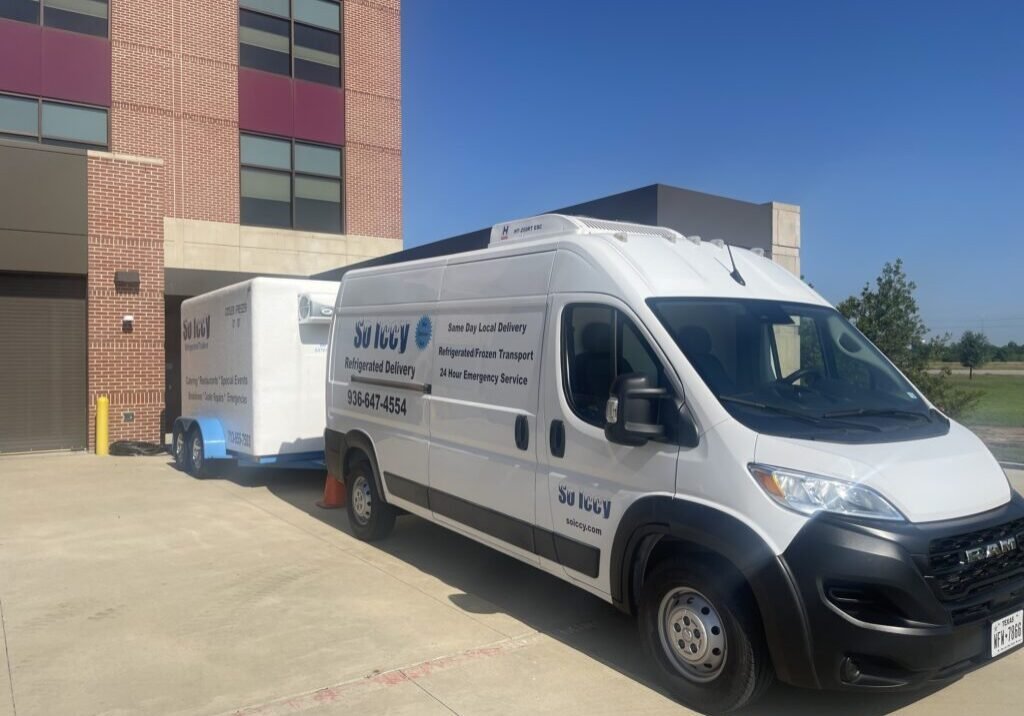 Refrigerated Trailer Delivery Texas A&M College Station